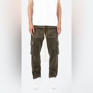 MNML Dark Olive Cargo Pants